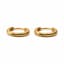 Lune Huggie Hoops Medium — Macro quality