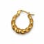Lune Twisted Hoops — Macro quality