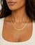 Maren Herringbone Necklace — On-model scale