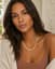 Maren Herringbone Necklace — Styled model