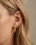 Lune Twisted Hoops — Layering / stacking