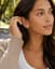 Lune Huggie Hoops Medium — Everyday lifestyle translation