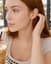 Lune Pavé Huggies Small — Everyday lifestyle translation