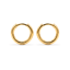 Lune Huggie Hoops Medium — Clean product