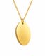 Oval Pendant Necklace — Detail macro