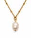 Pearl Pendant Necklace — Detail macro