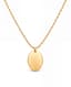 Oval Pendant Necklace — Clean product hero