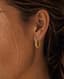 Twisted Hoop — On-skin scale