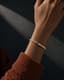 Tennis Bracelet — On-skin scale