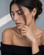 Maren Herringbone Necklace — On-model scale