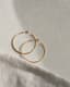 Lune Classic Hoops — Flat lay