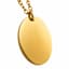 Oval Pendant Necklace — Detail macro