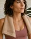 Workout Towel — On-skin scale