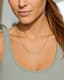 Box Chain Necklace — On-skin scale