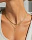 Herringbone Chain Necklace — Stack / layering styling
