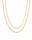 Double Chain Necklace — Clean product hero