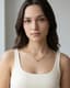 Maren Charm Necklace — On-model scale