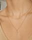 Cove Cross Pendant — Layering / stacking