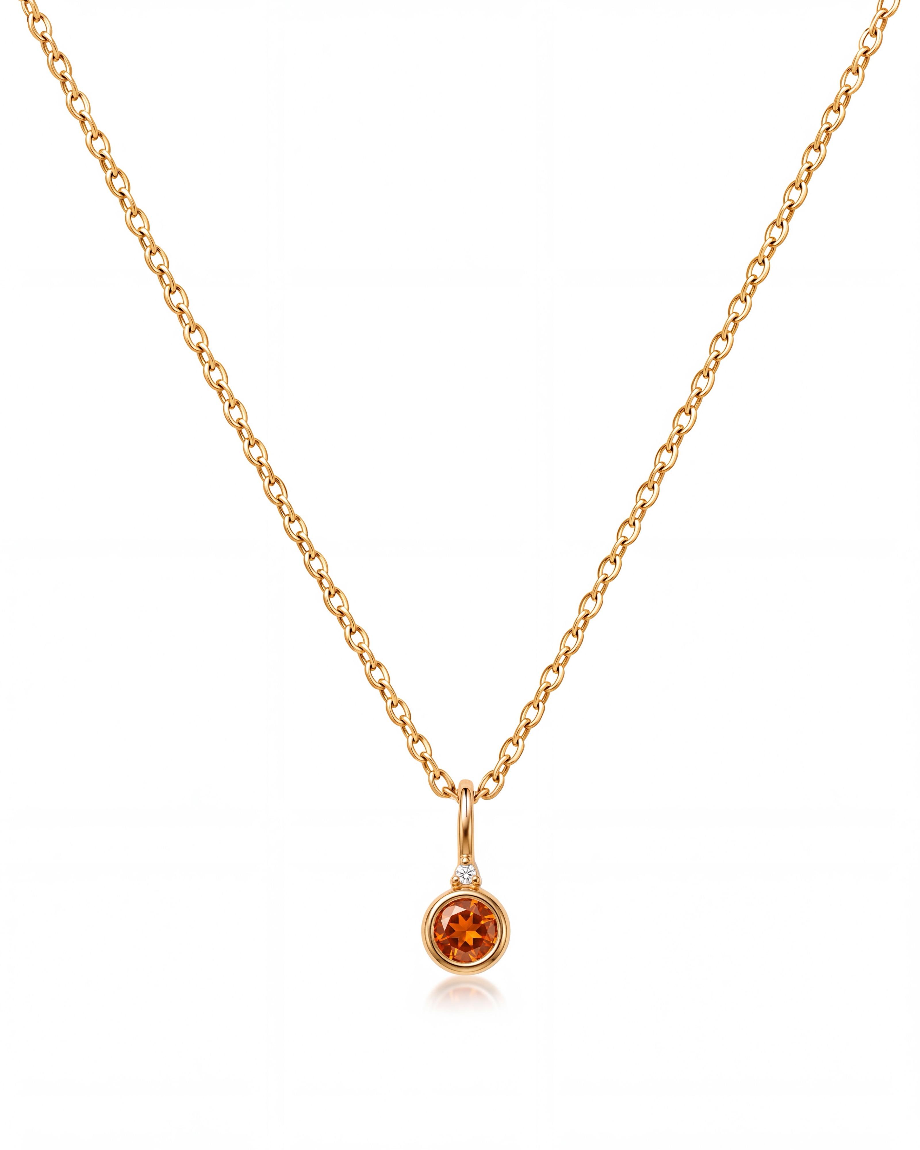 Birthstone Necklace - Gold