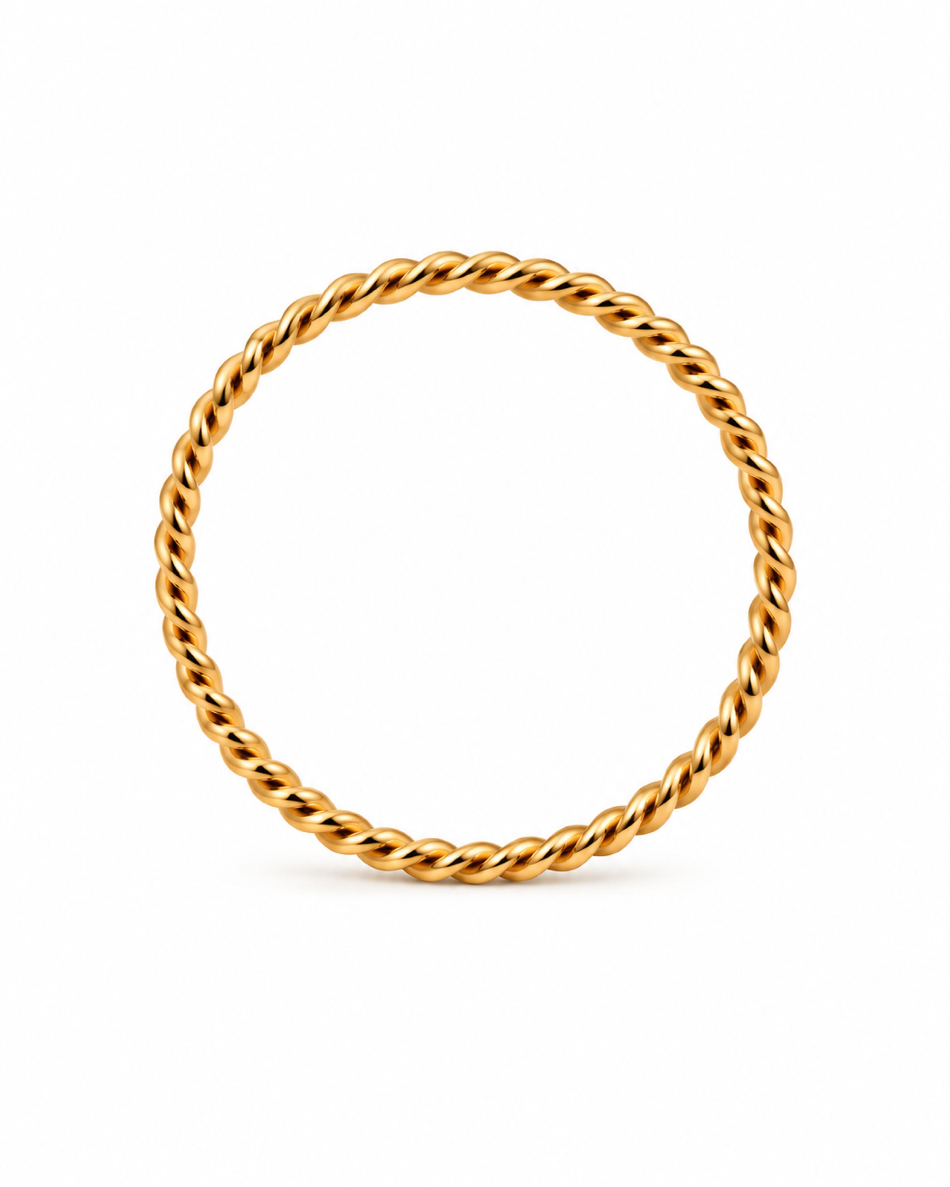 Twisted Band - Gold