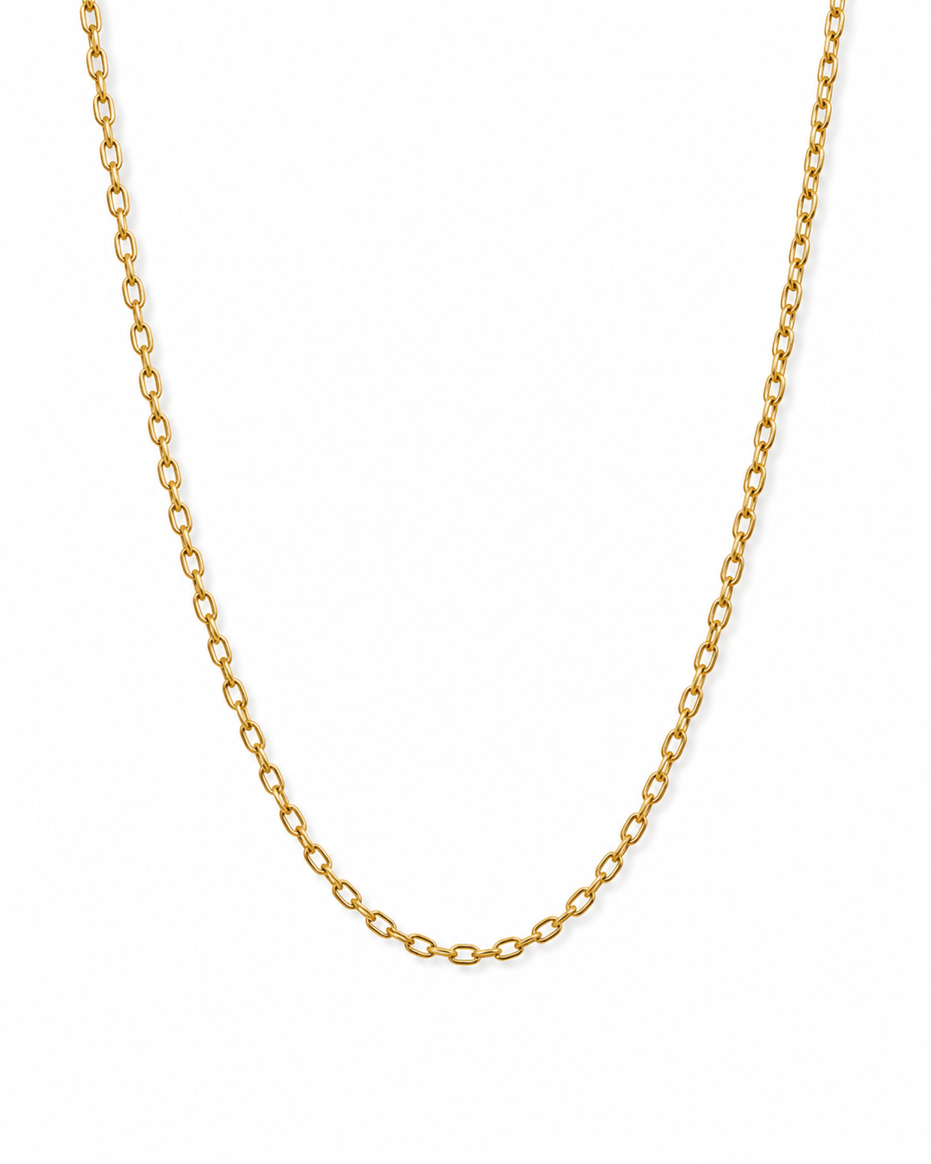 Cable Chain Necklace - Gold