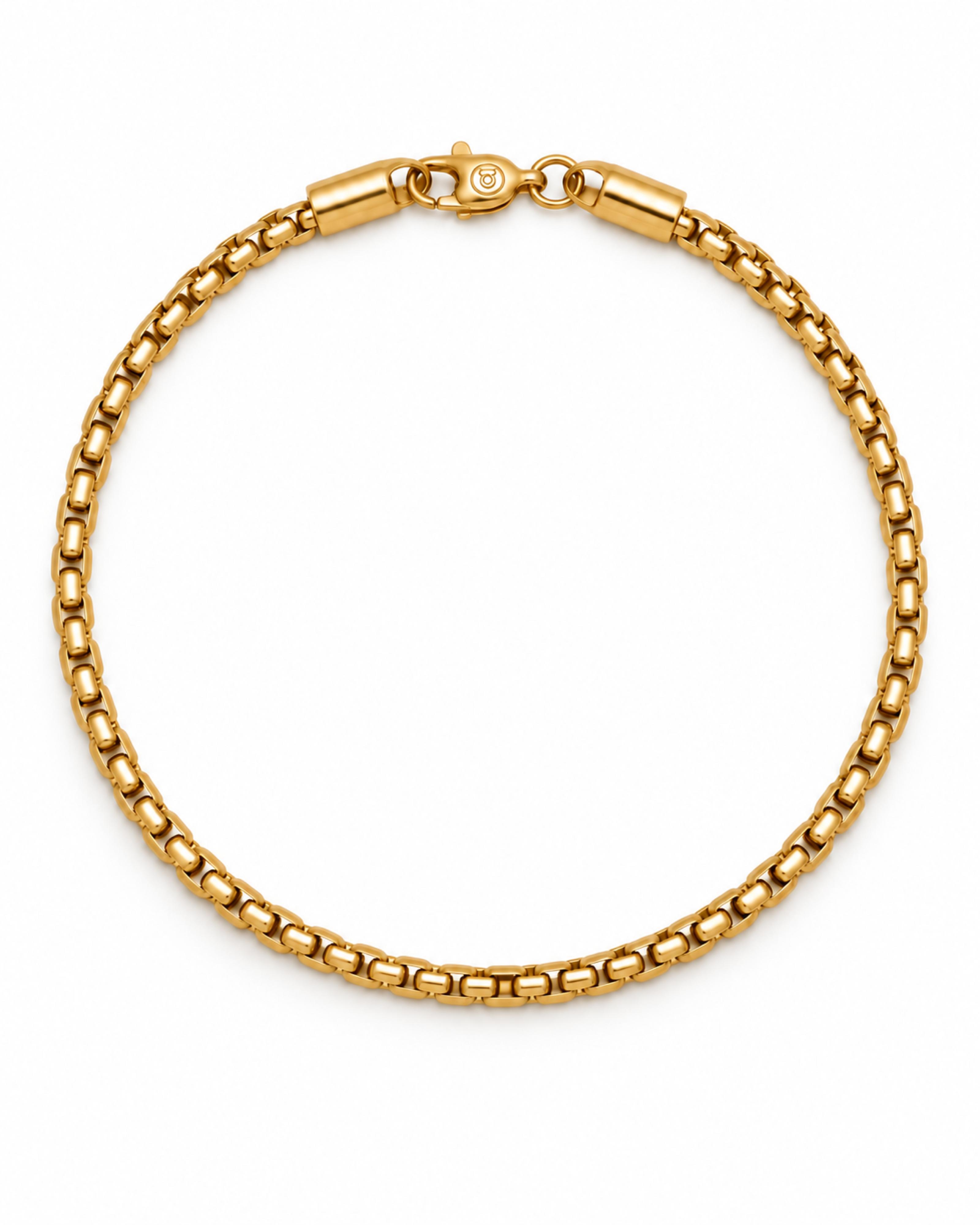 Box Chain Bracelet - Gold
