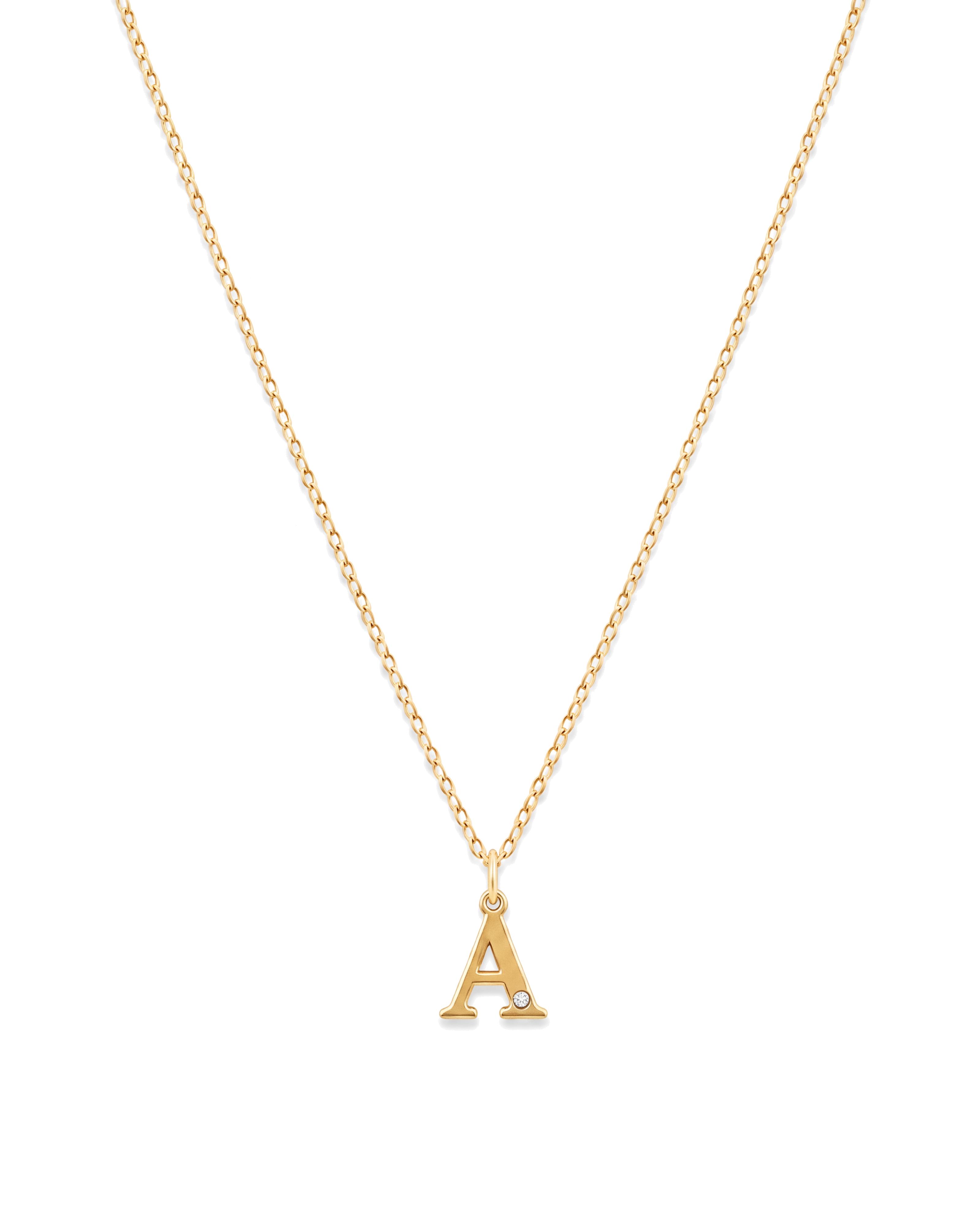 Initial Necklace — Clean product hero
