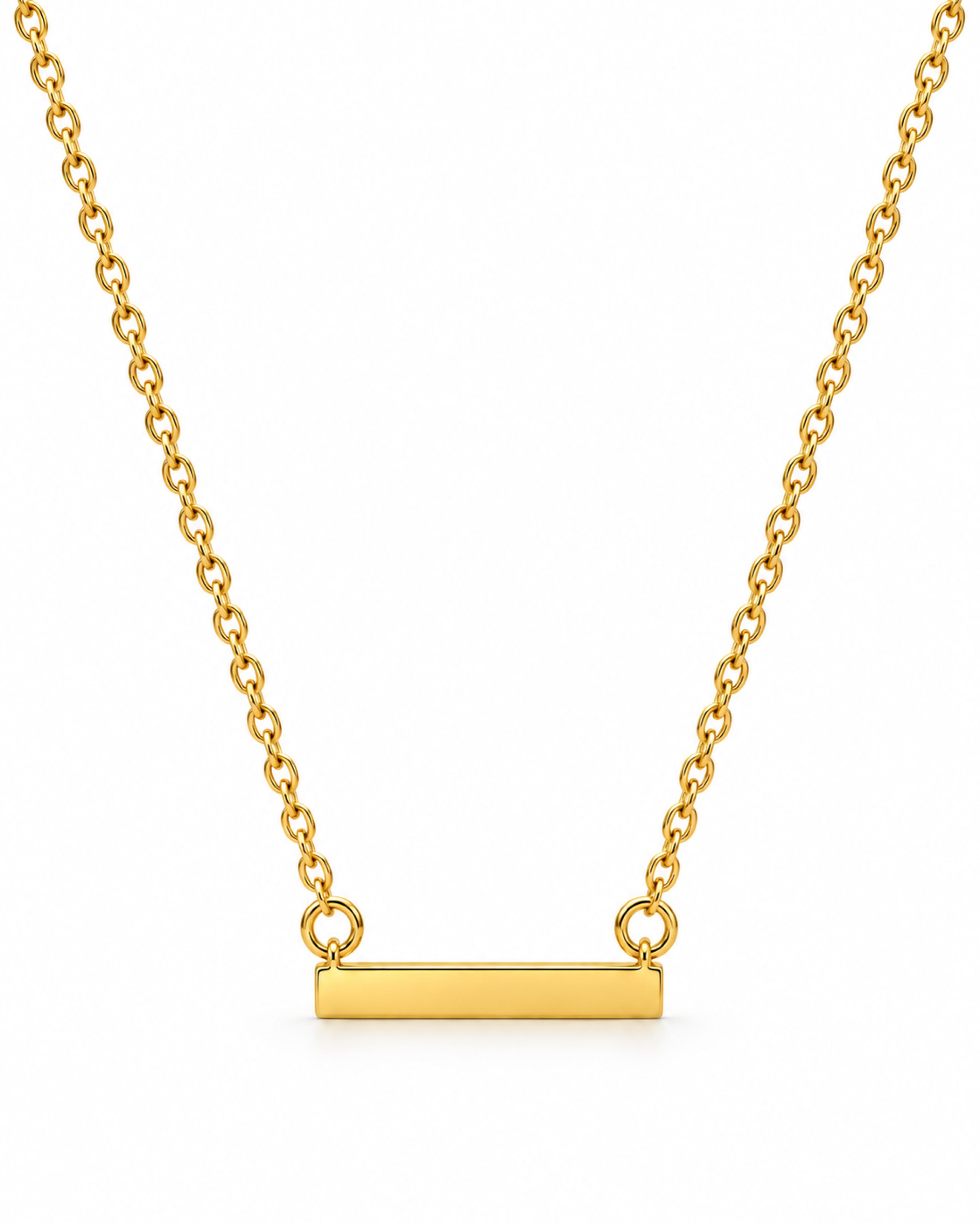 Bar Pendant - Gold