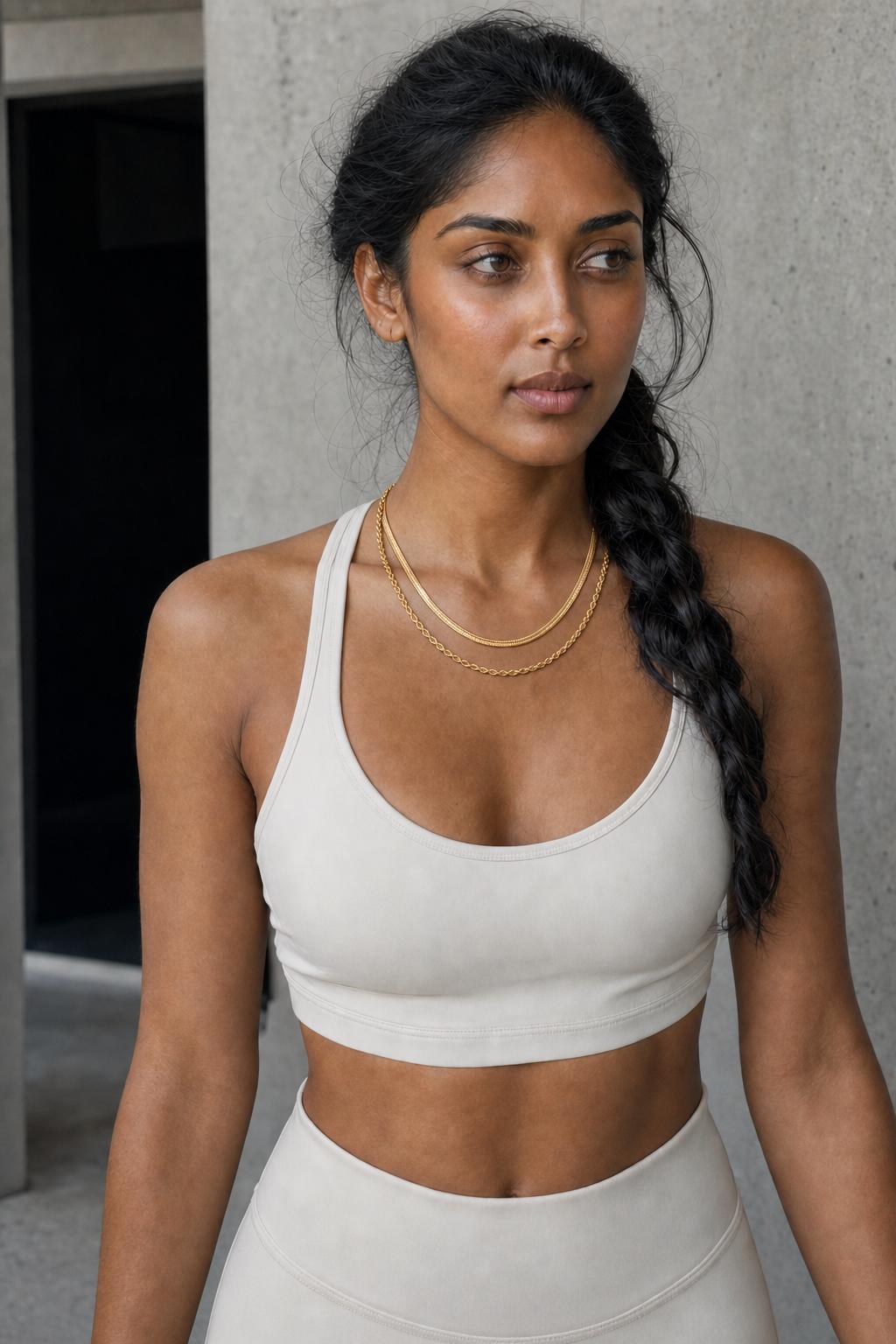 Double Chain Necklace — Active lifestyle translation