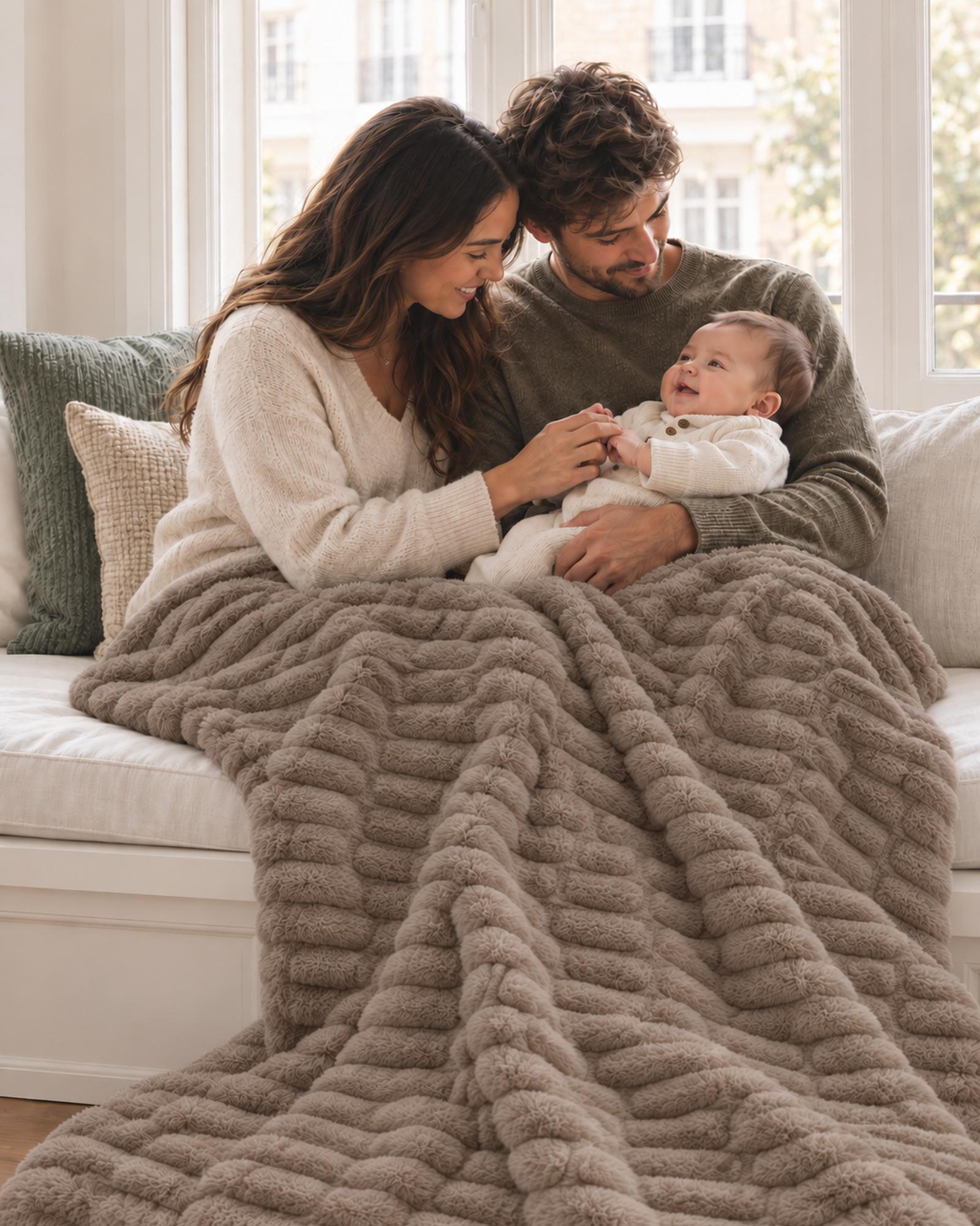 The Birdie Blanket — Cozy moment