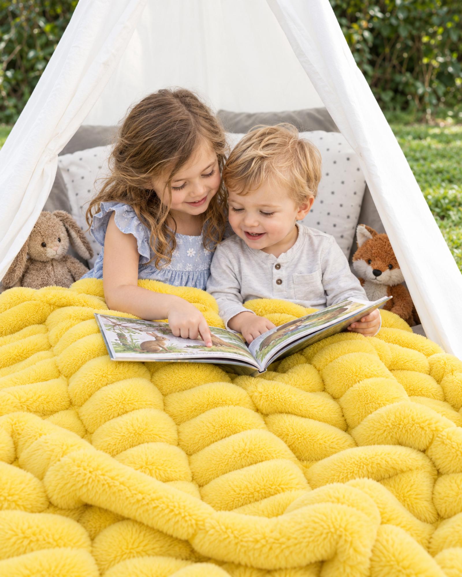 The Birdie Blanket — Cozy moment