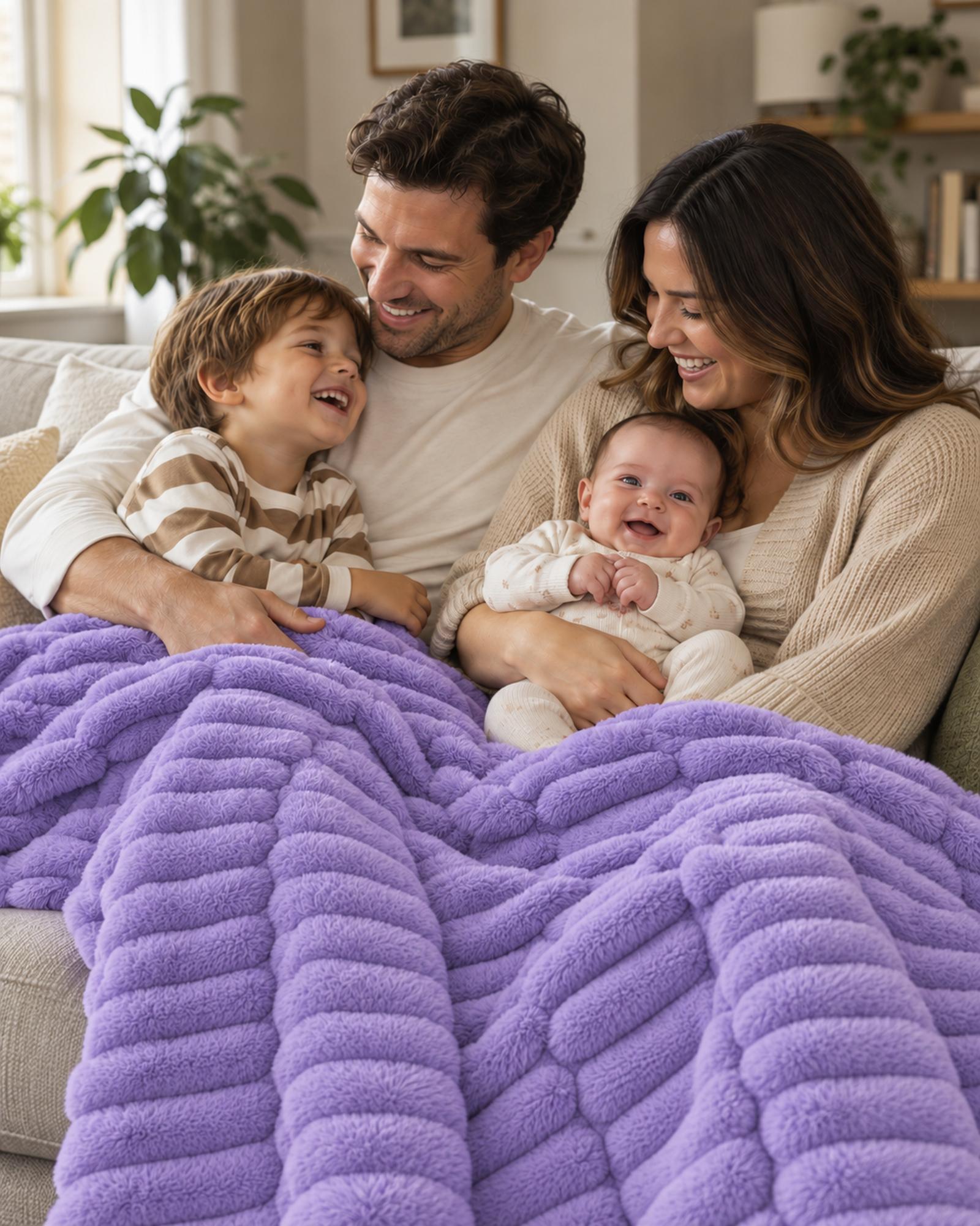 The Birdie Blanket — With the family