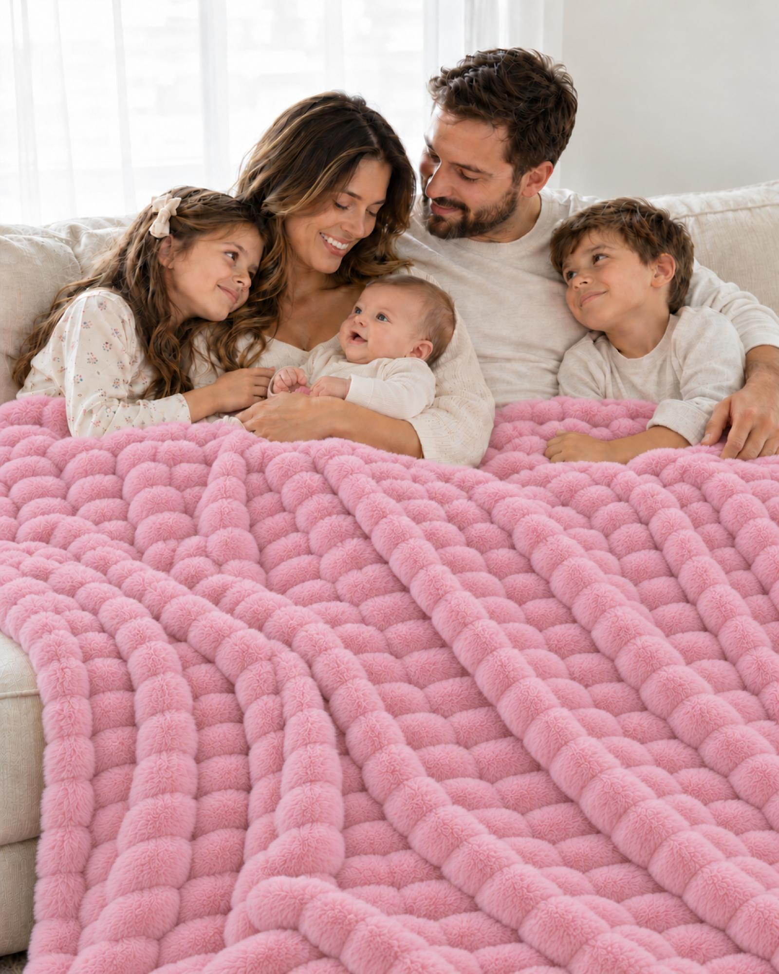 The Birdie Blanket — With the family