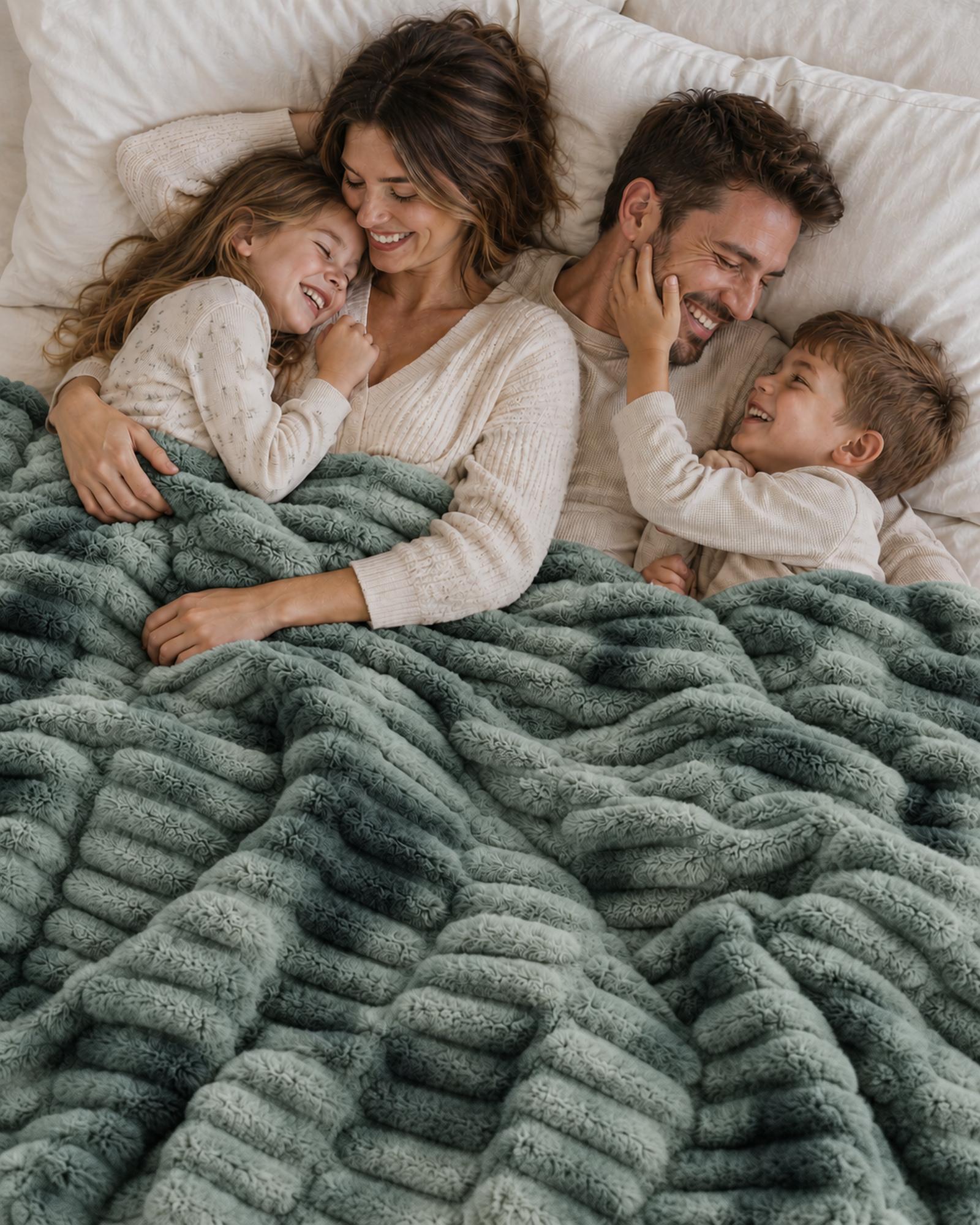 The Birdie Blanket — With the family