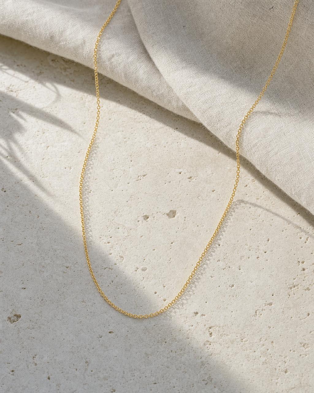 Maren Everyday Necklace — Flat lay