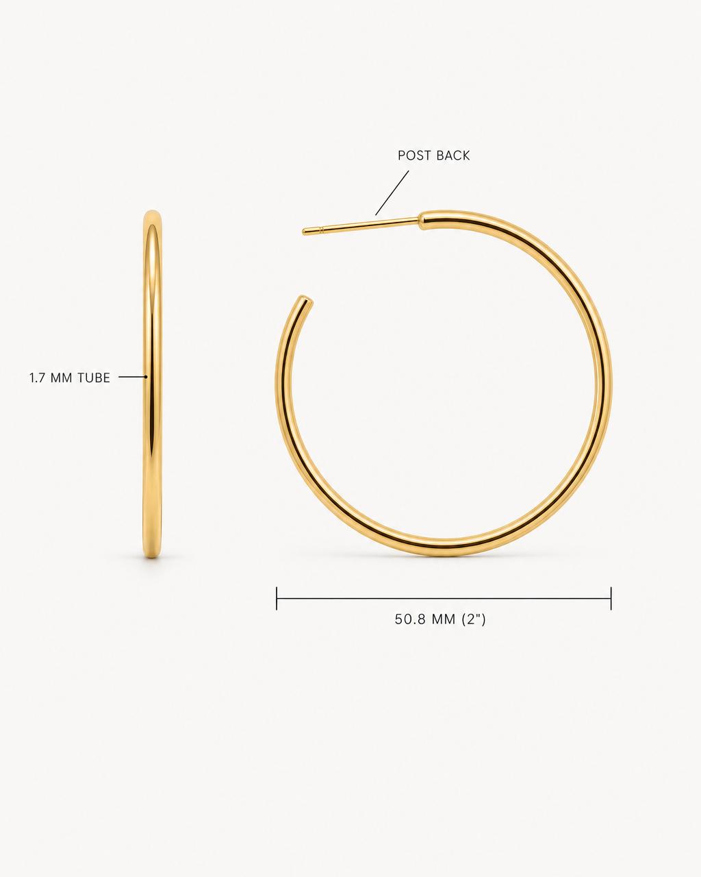 Lune Classic Hoops — Spec / diagram