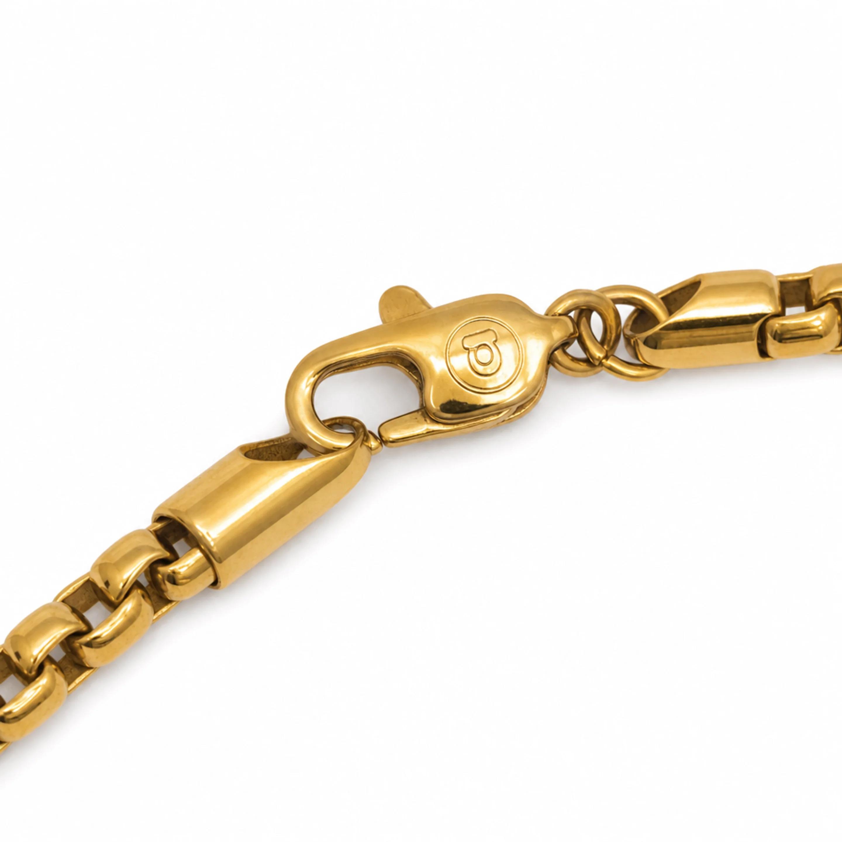 Box Chain Bracelet — Detail macro