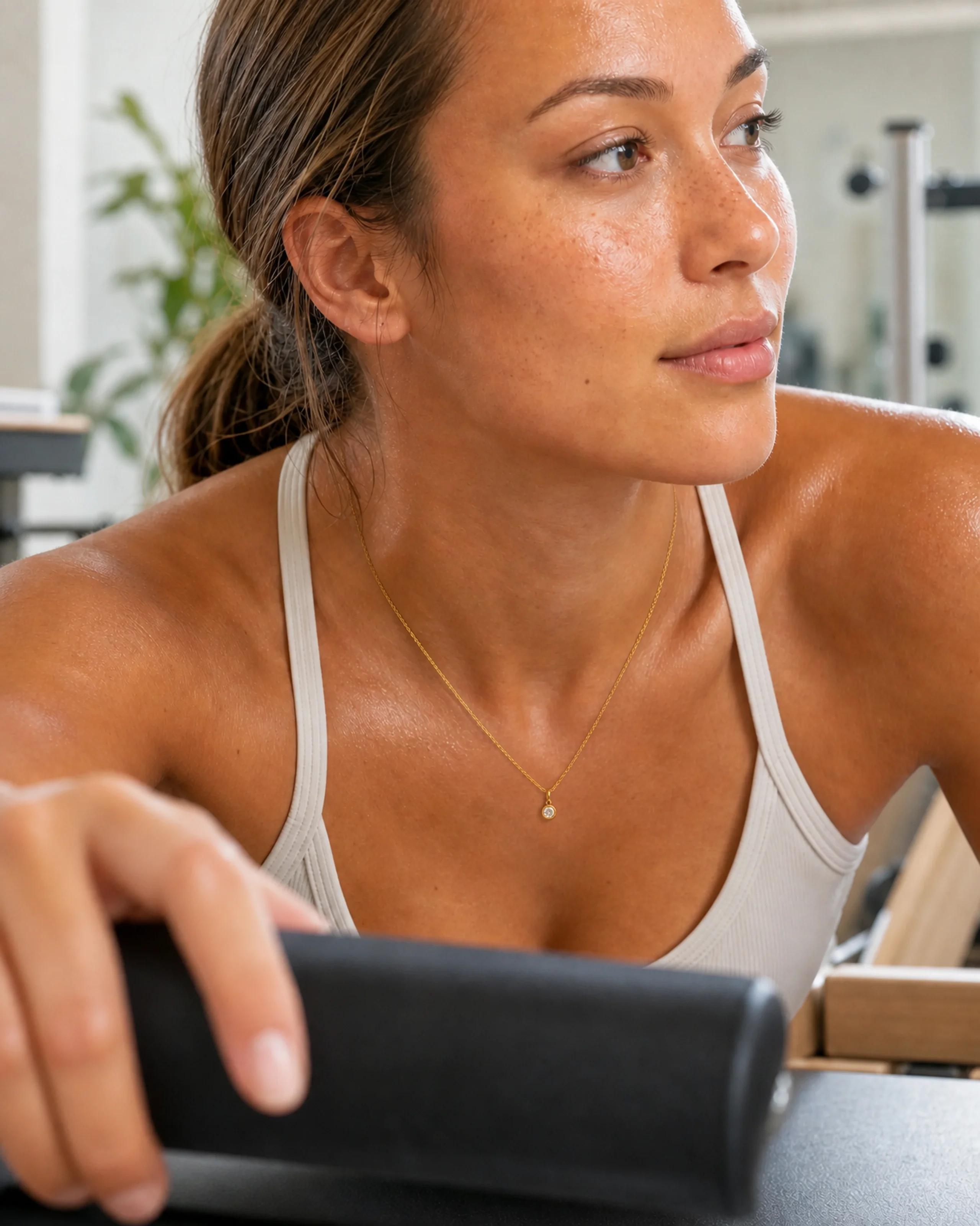 Birthstone Necklace — Active lifestyle translation