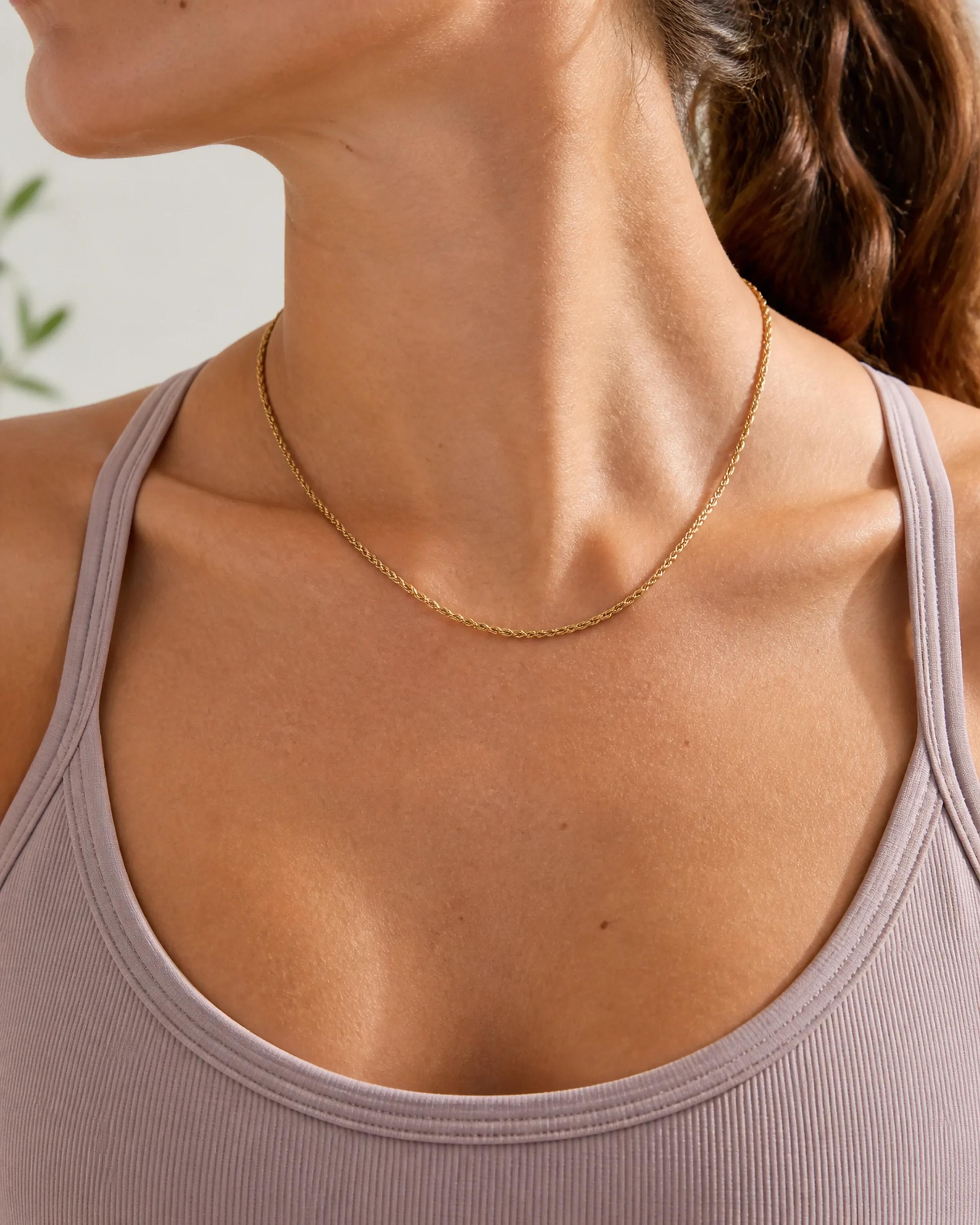 Rope Chain Necklace, alternate view