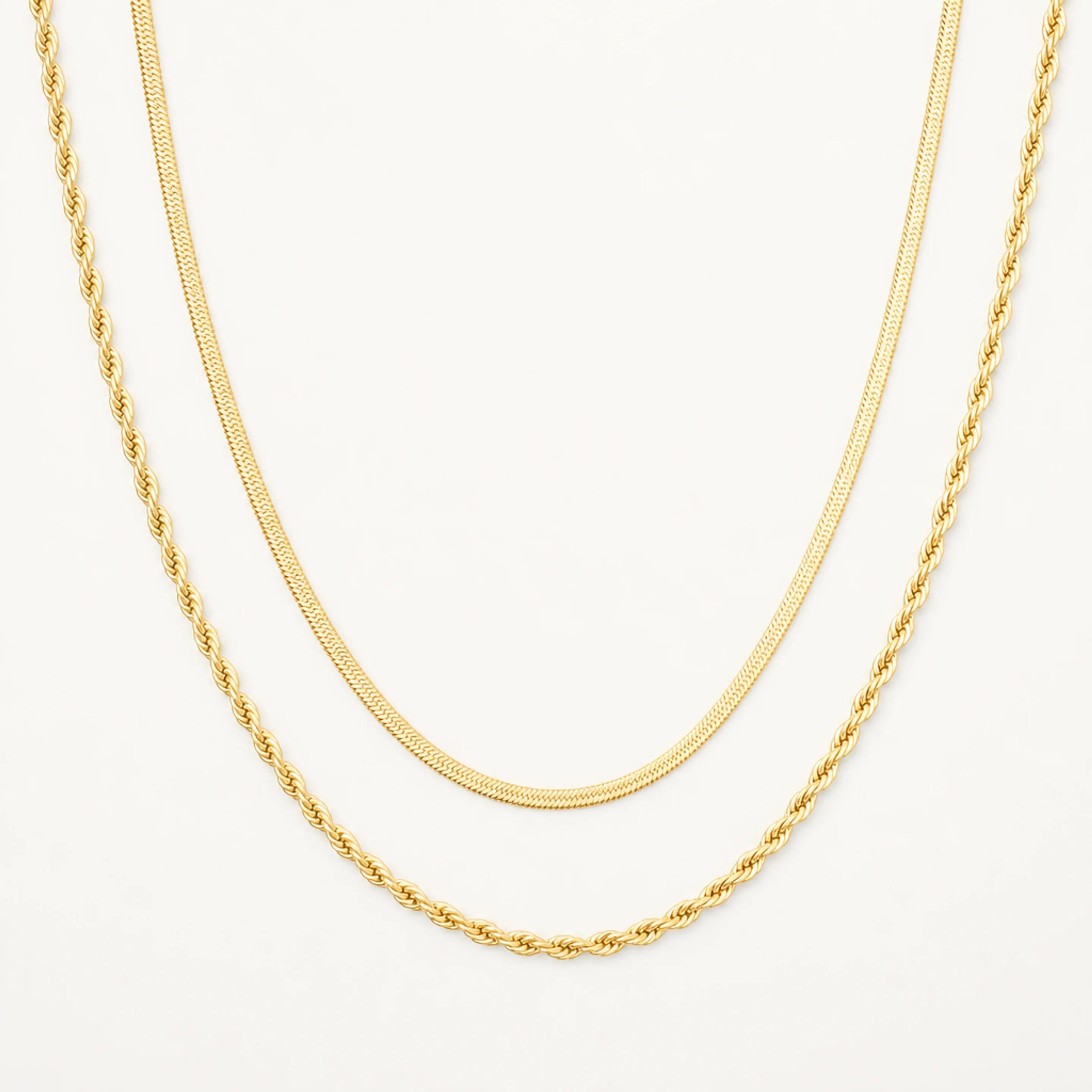 Double Chain Necklace