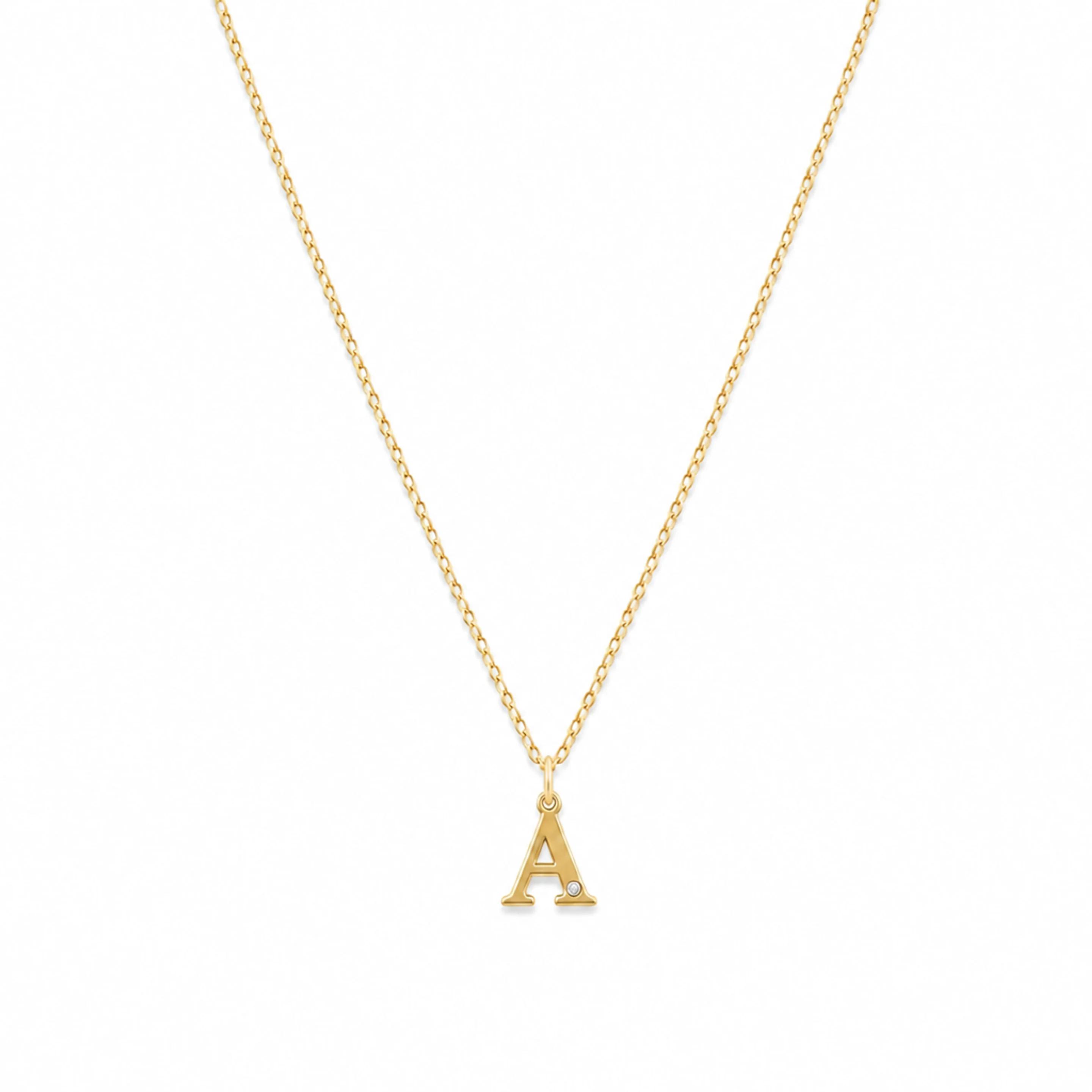 Initial Necklace — Clean product hero