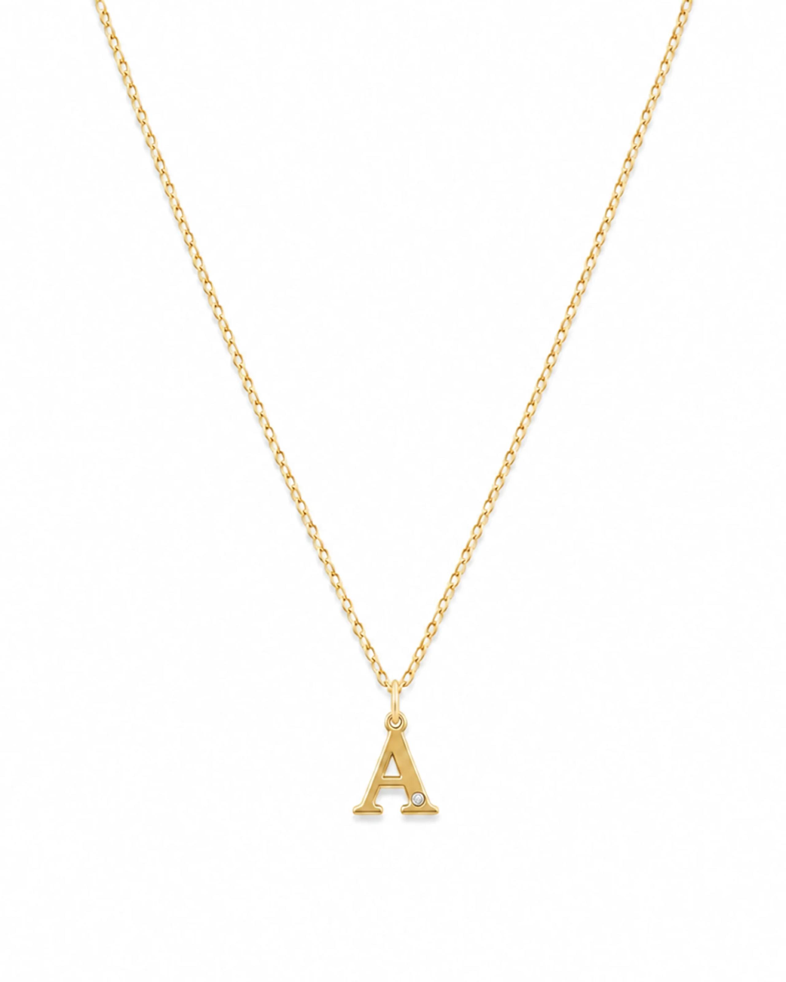 Initial Necklace — Clean product hero