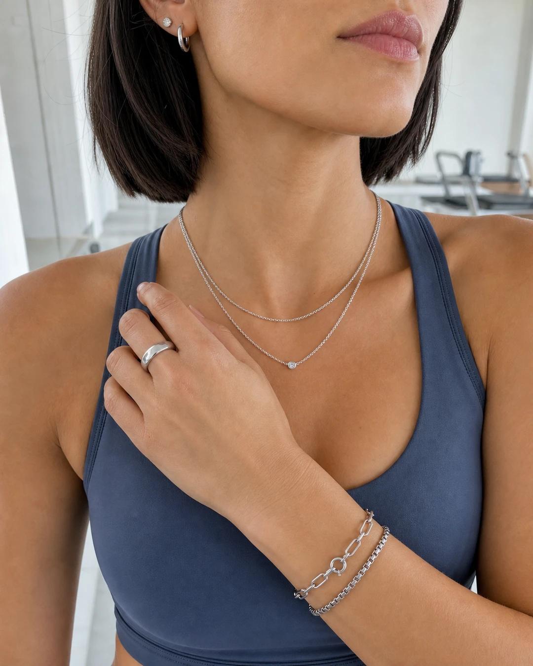 White Gold jewelry collection