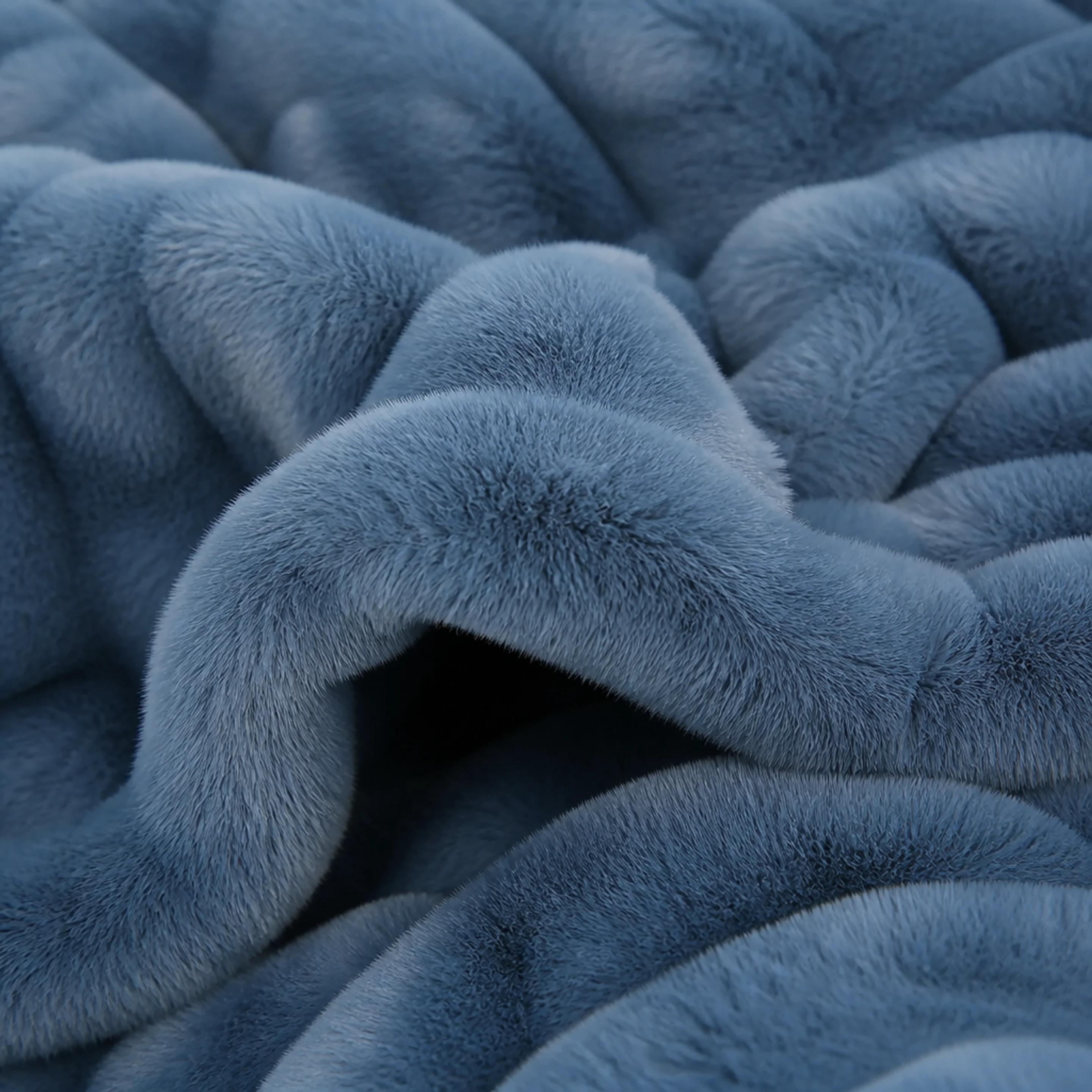 The Birdie Blanket - Bluebird, alternate view