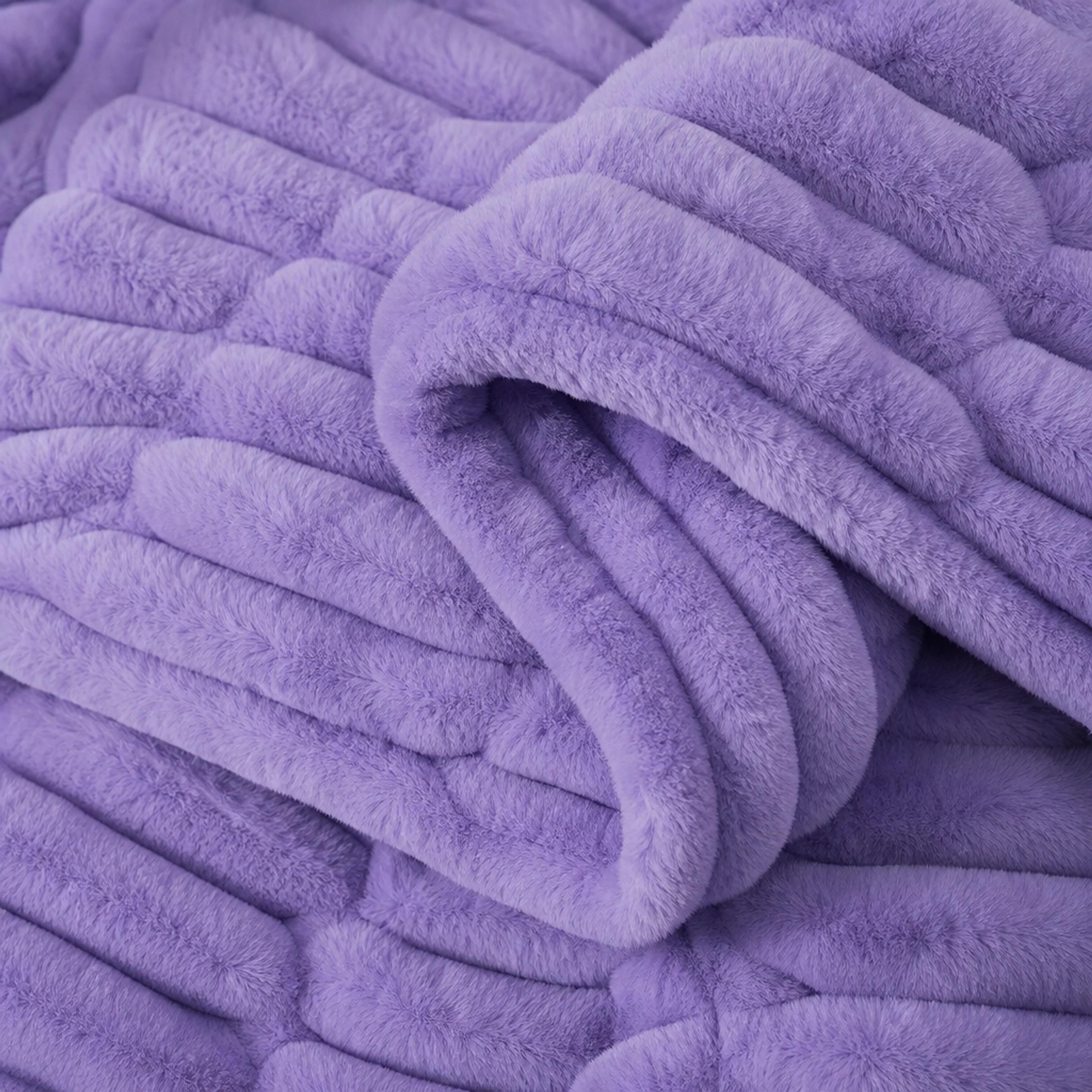 The Birdie Blanket - Lavender, alternate view