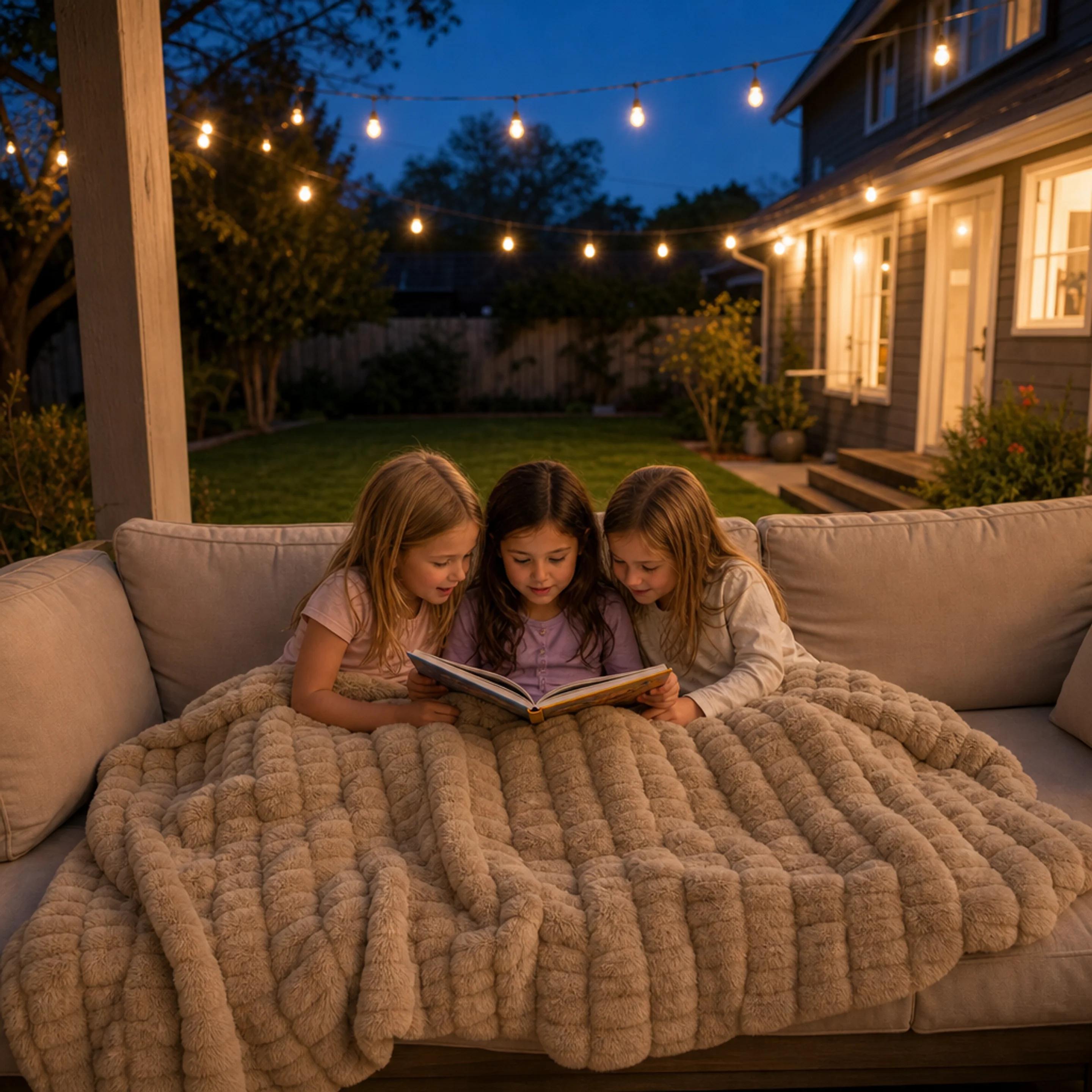 The Birdie Blanket — Cozy moment
