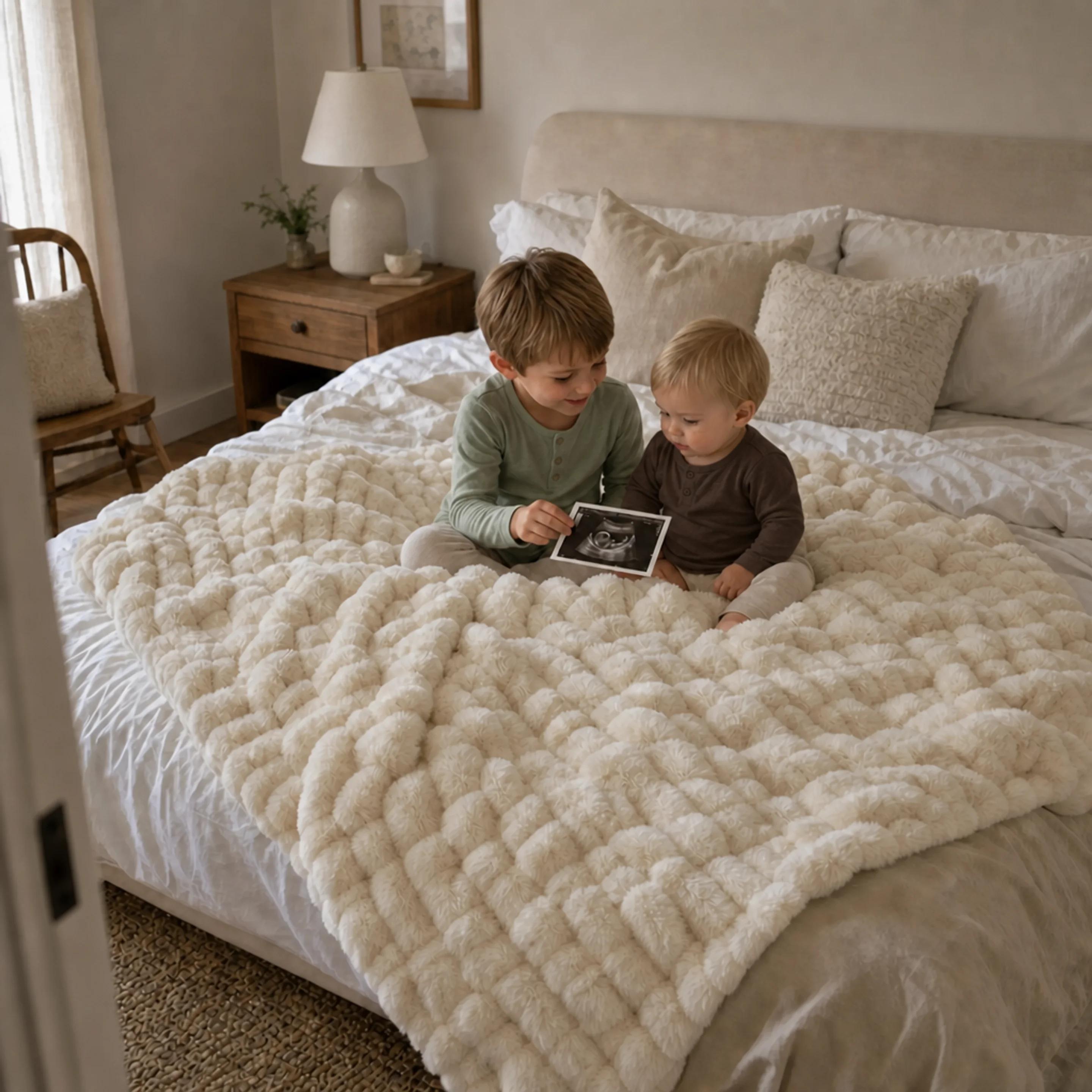 The Birdie Blanket — Cozy moment