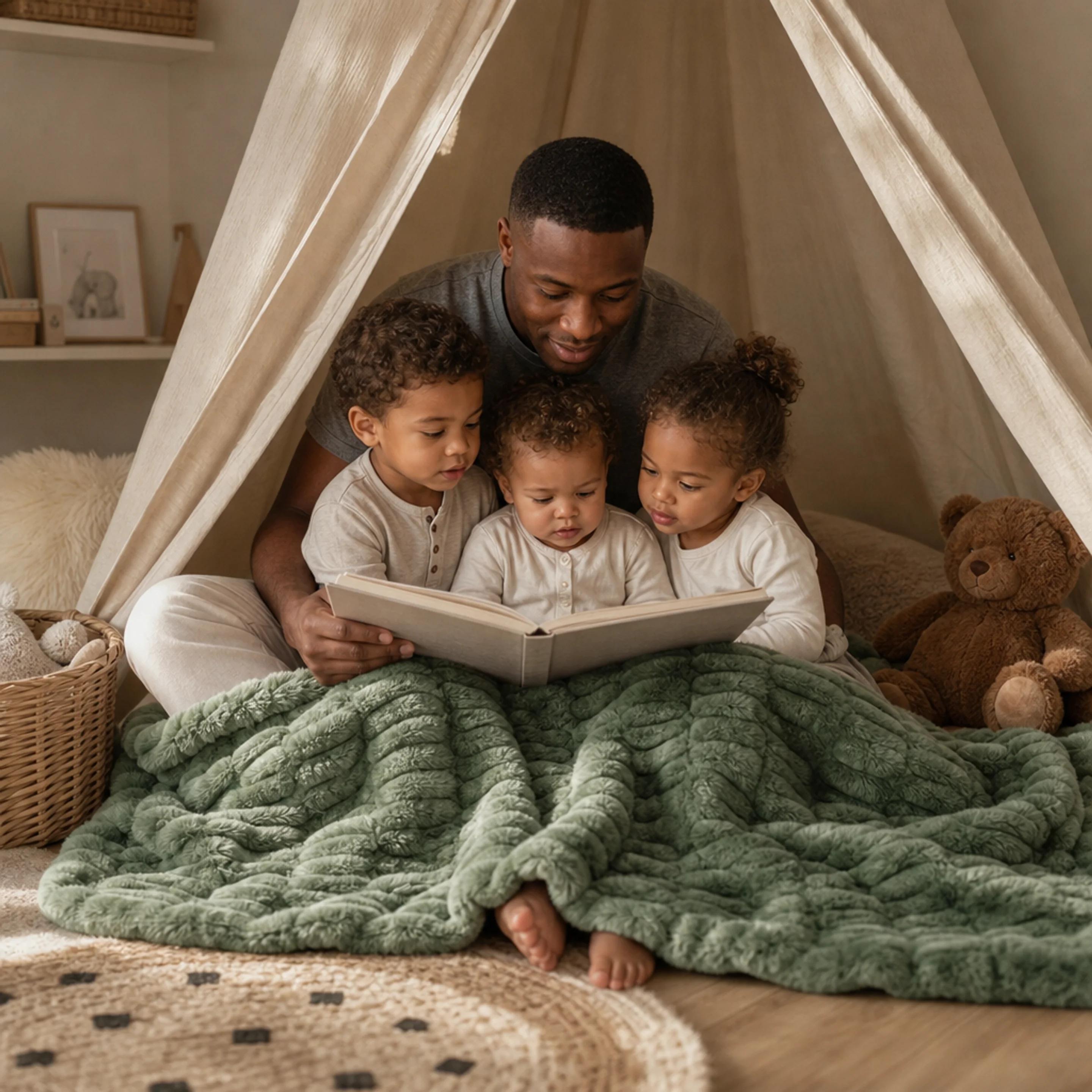 The Birdie Blanket — Cozy moment
