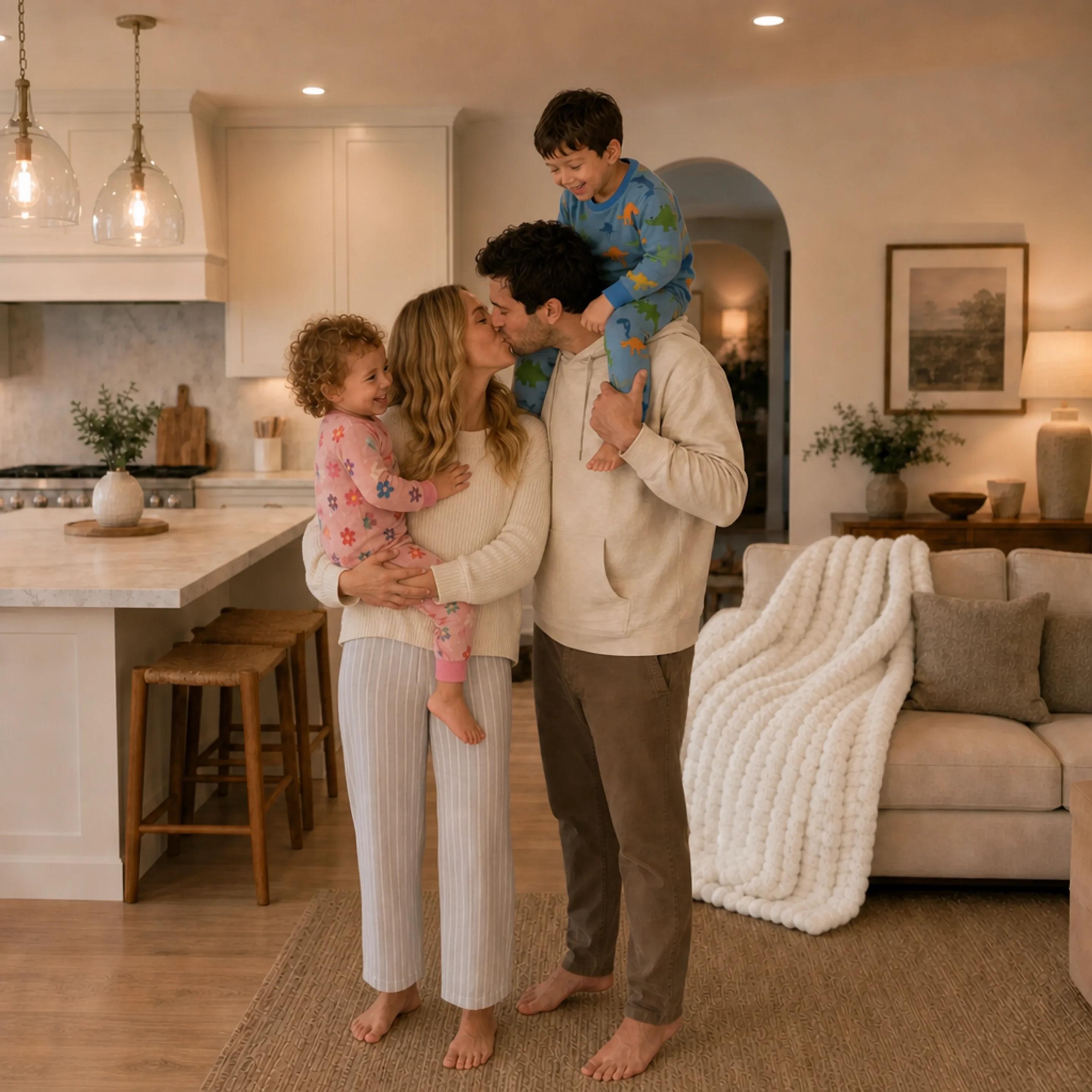 The Birdie Blanket — With the family