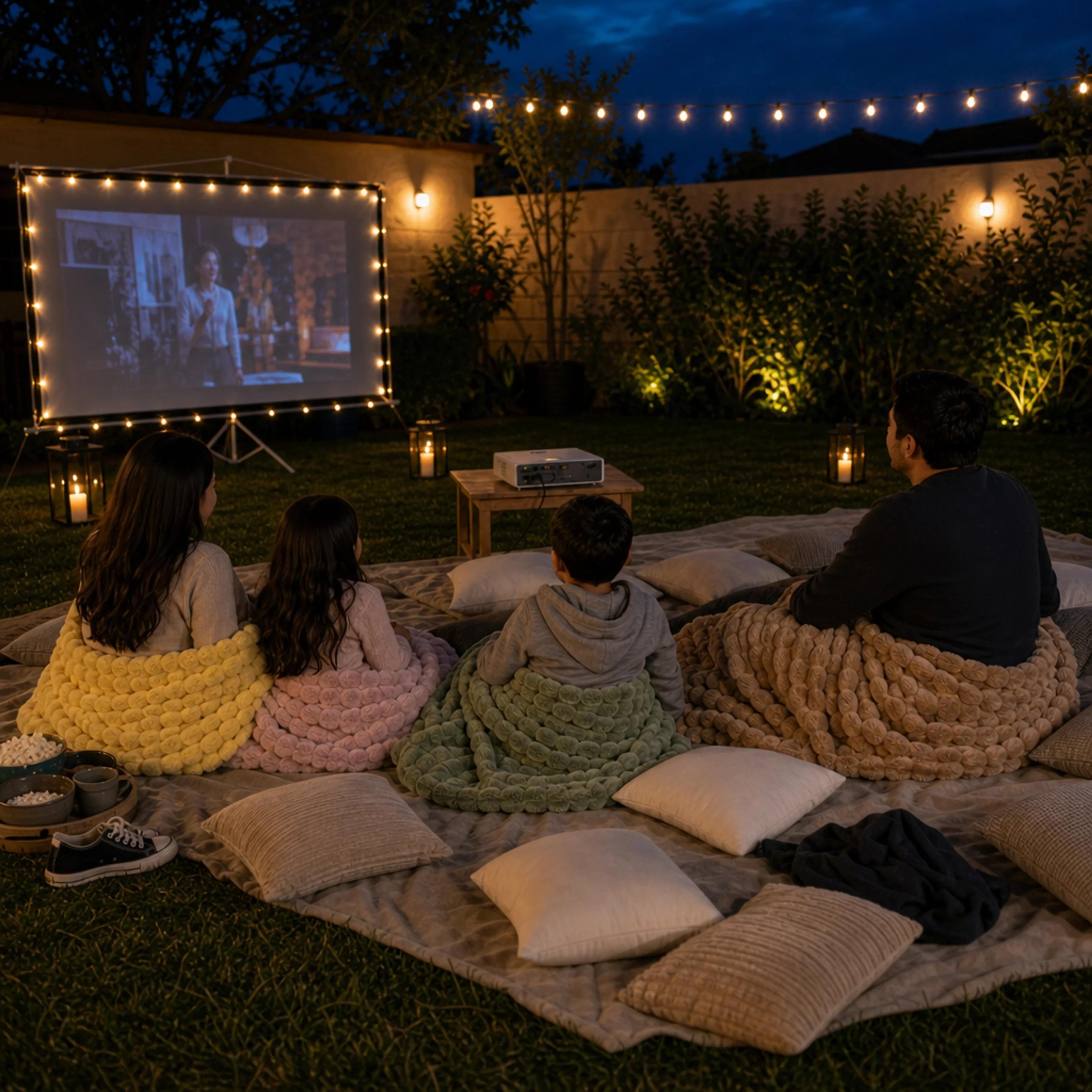 The Birdie Blanket — With the family
